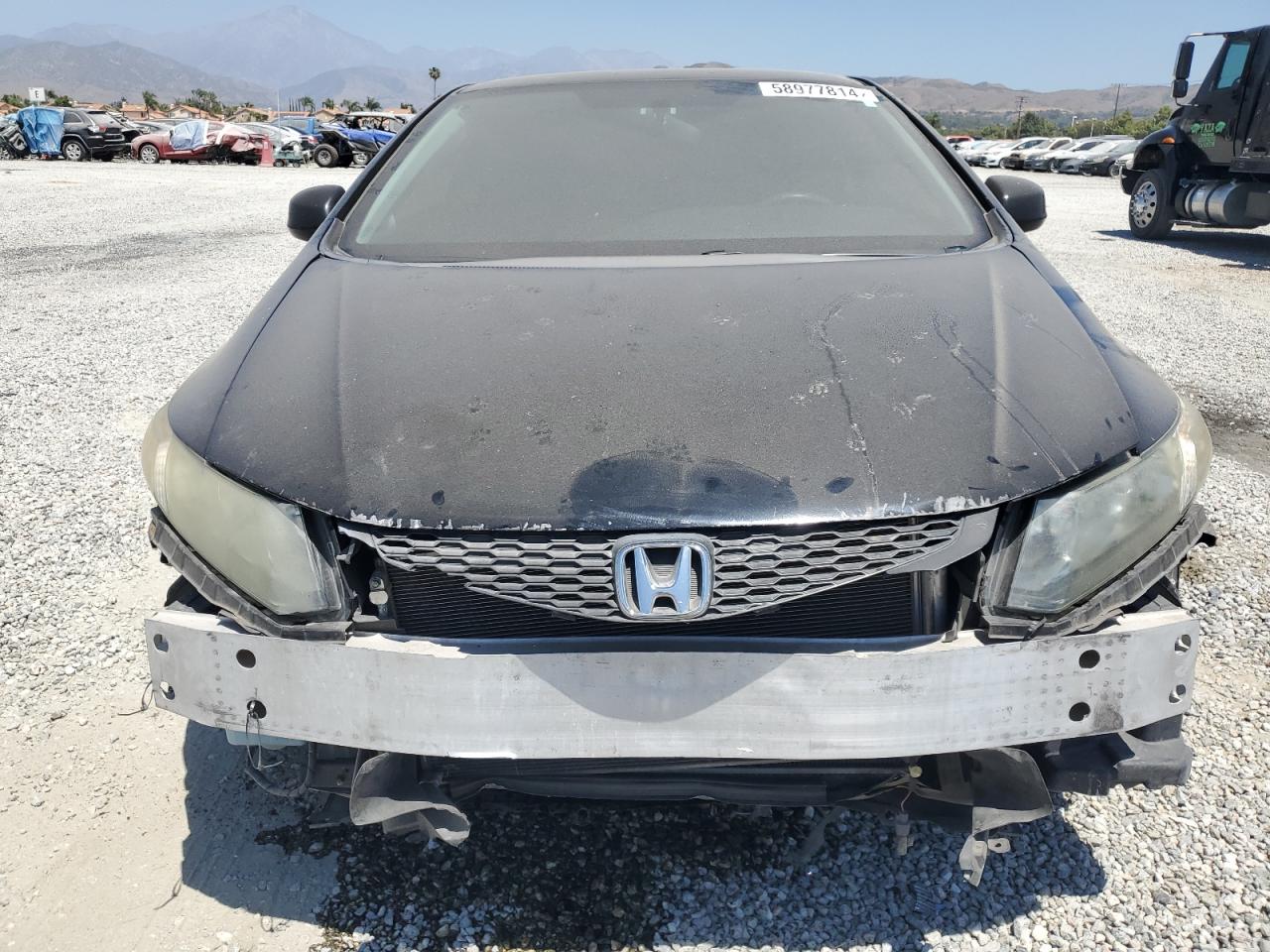 2013 Honda Civic VIN 2HGFG3B56DH502644 Copart auction photo, rear end / side damage thumbnail 5