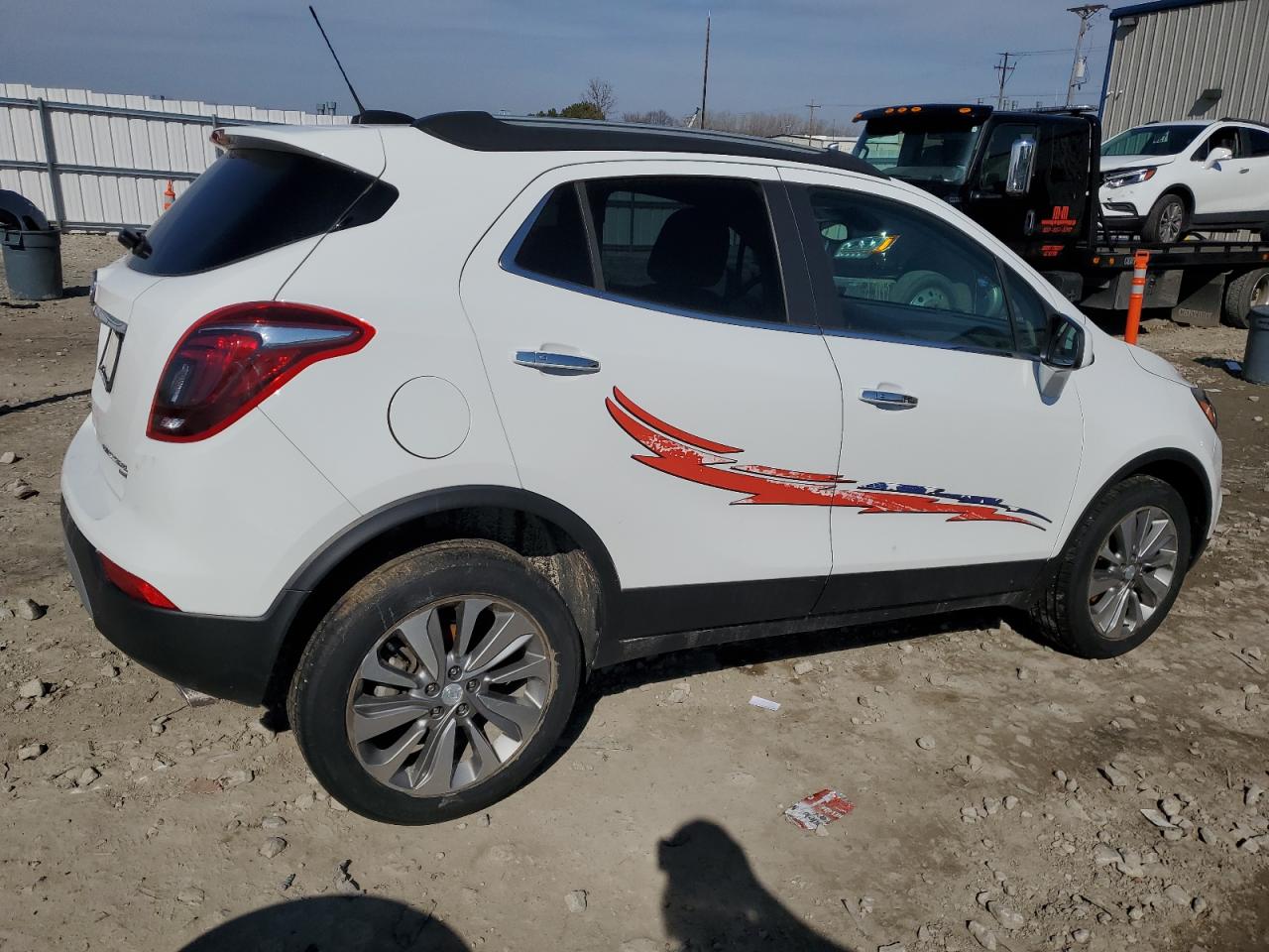 2020 Buick Encore VIN KL4CJESB5LB049834 Copart auction photo, front end / undercarriage damage thumbnail 3