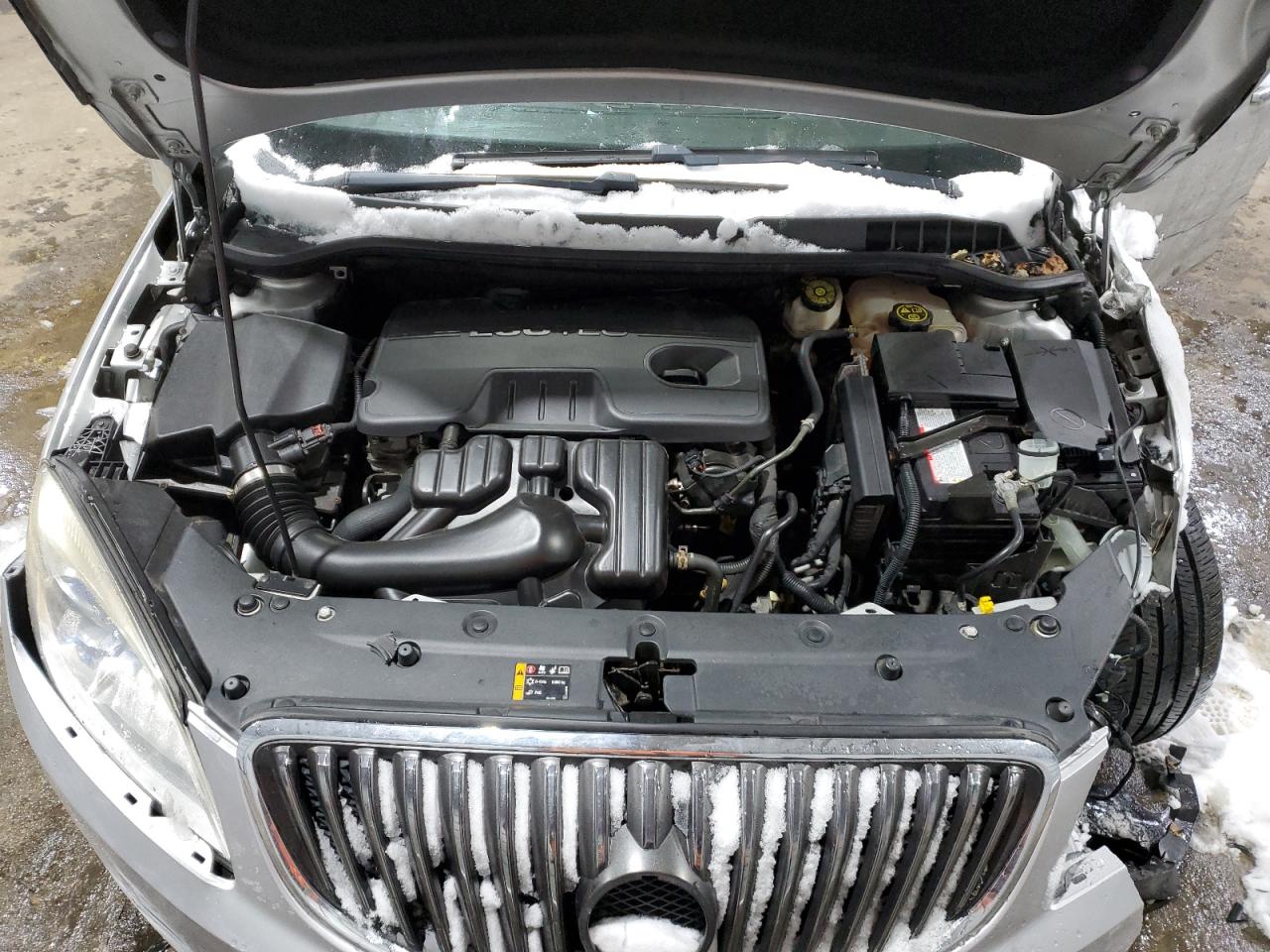 2014 Buick Verano VIN 1G4PR5SK8E4236102 Copart auction photo, front end / side damage thumbnail 11