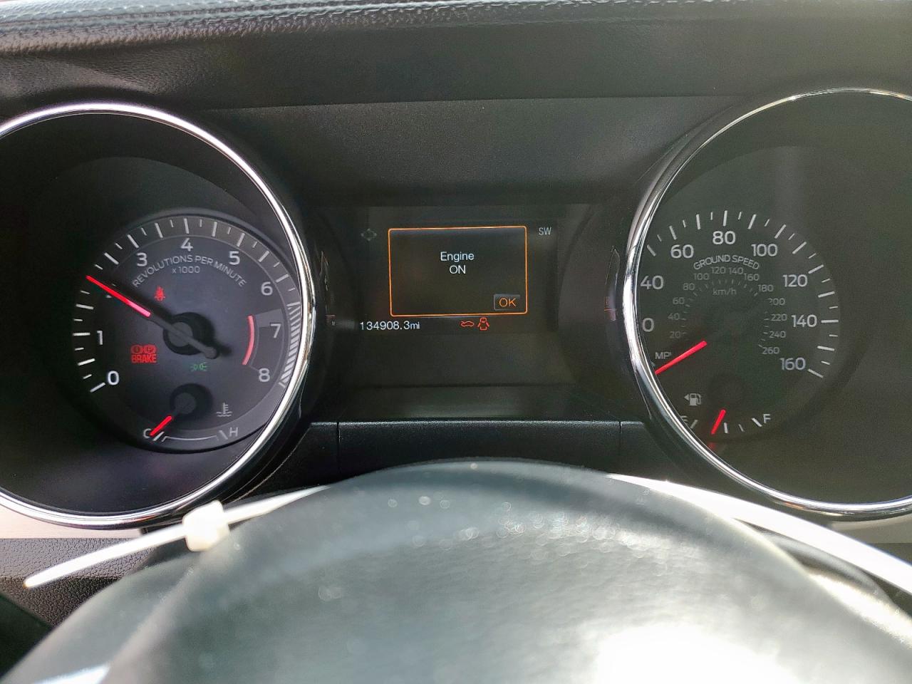 2015 Ford Mustang VIN 1FA6P8CF1F5321955 Copart auction photo, hail damage thumbnail 9