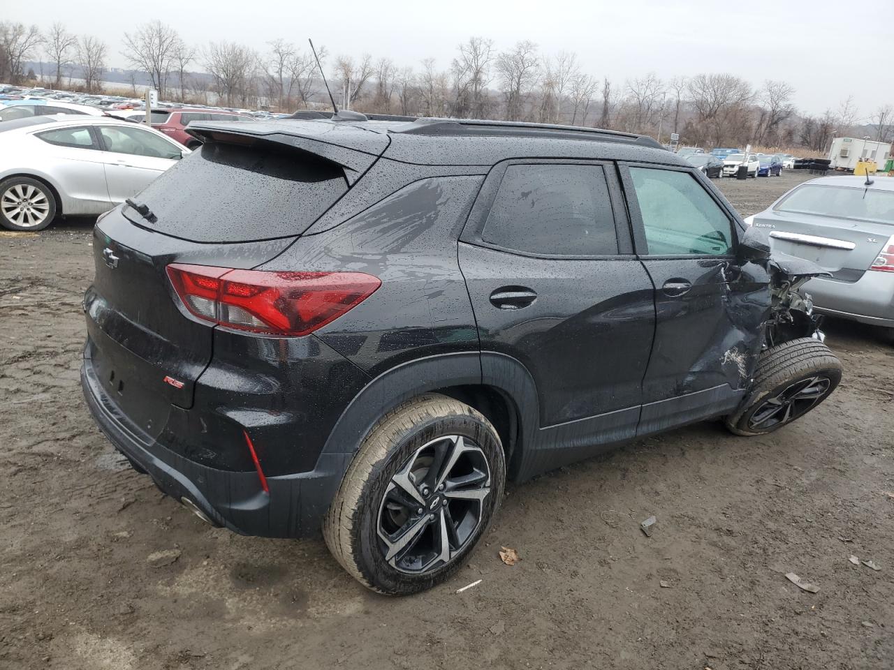 2022 Chevrolet TrailBlazer VIN KL79MUSL0NB023720 Copart auction photo, all over damage thumbnail 3