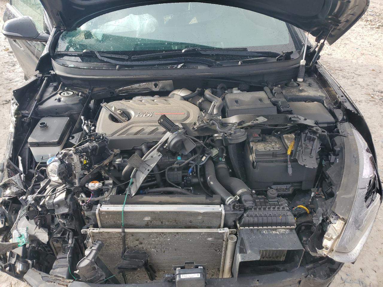 2018 Hyundai Sonata VIN 5NPE34AB6JH714191 Copart auction photo, front end damage thumbnail 12