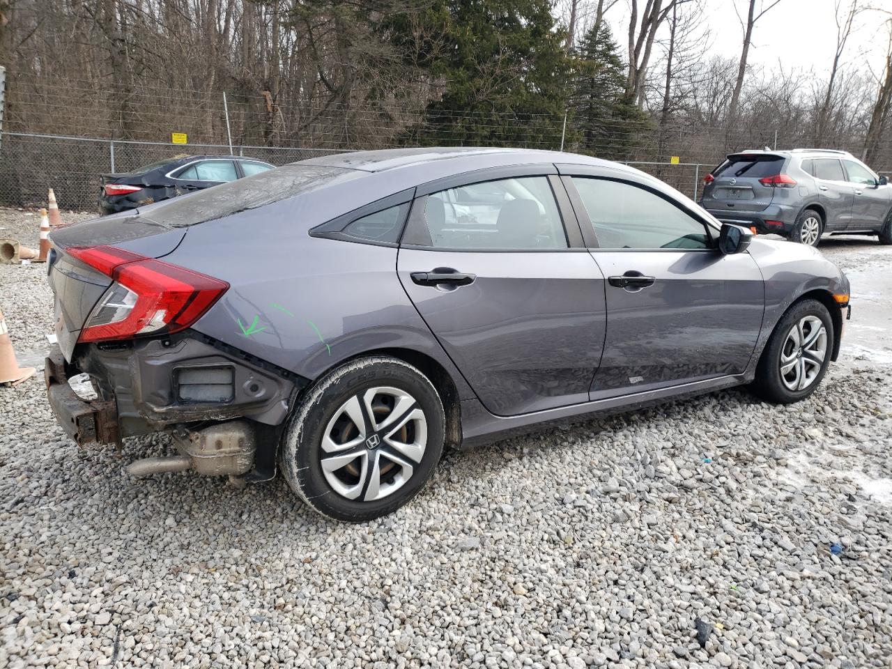 2017 Honda Civic VIN 19XFC2F5XHE076828 Copart auction photo, front end damage thumbnail 3