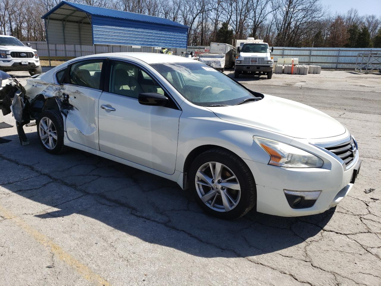 2015 Nissan Altima VIN 1N4AL3AP8FC438285 Copart auction photo, rear end / hail damage thumbnail 4
