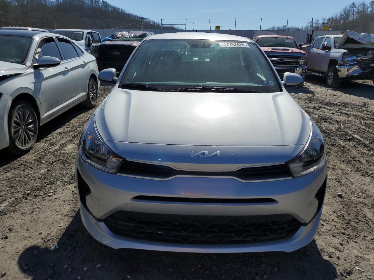 2023 KIA Rio VIN 3KPA24AD6PE603396 Copart auction photo, rear end damage thumbnail 5