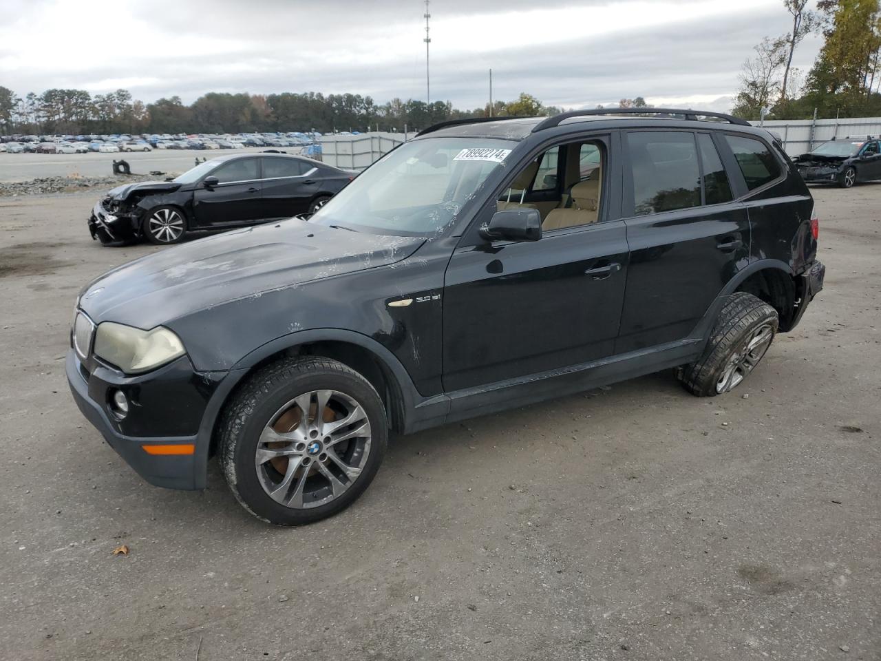 2007 BMW X3 VIN WBXPC93447WF04816