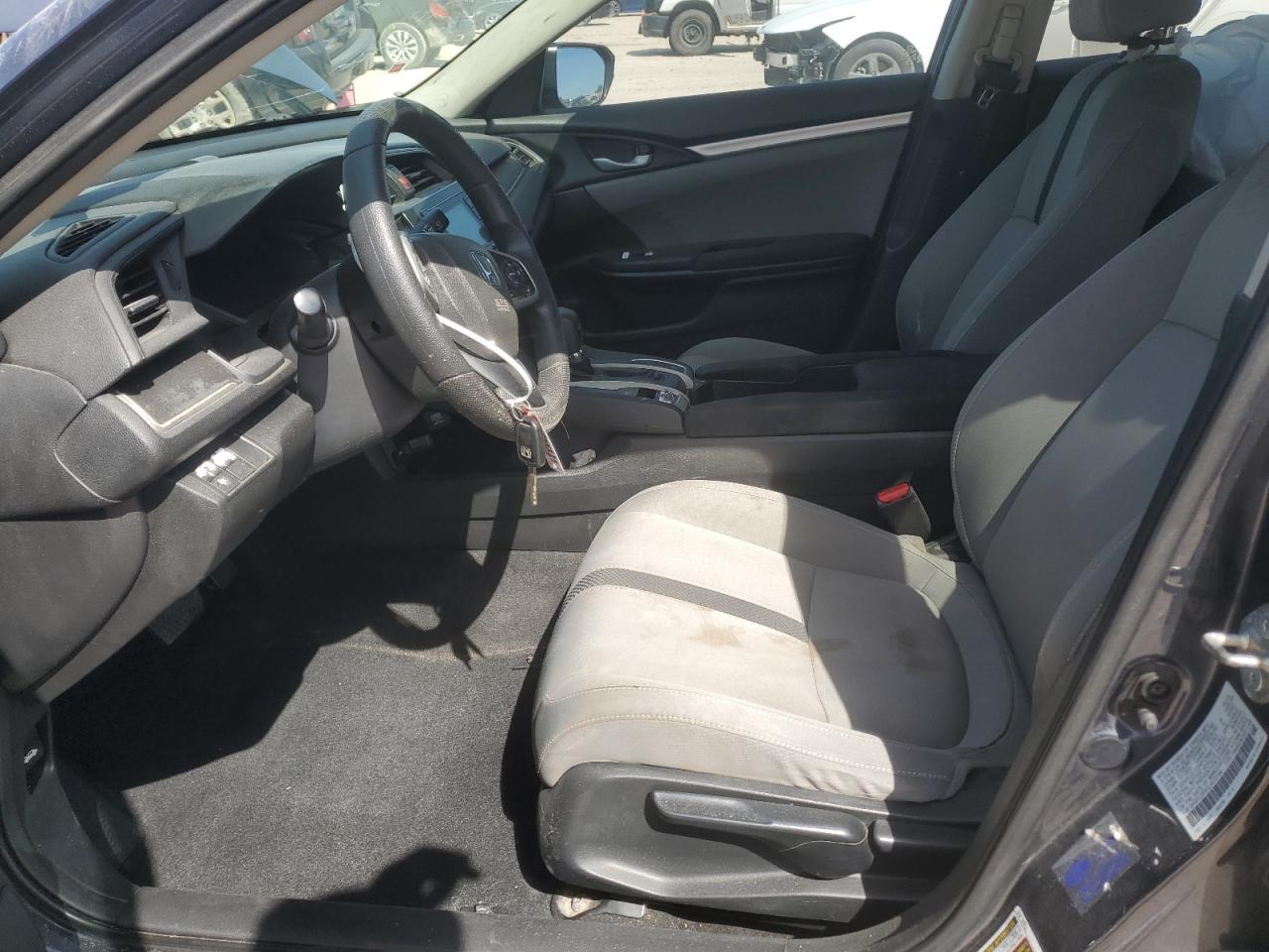 2020 Honda Civic VIN 2HGFC2F63LH573744 Copart auction photo, side / front end damage thumbnail 7