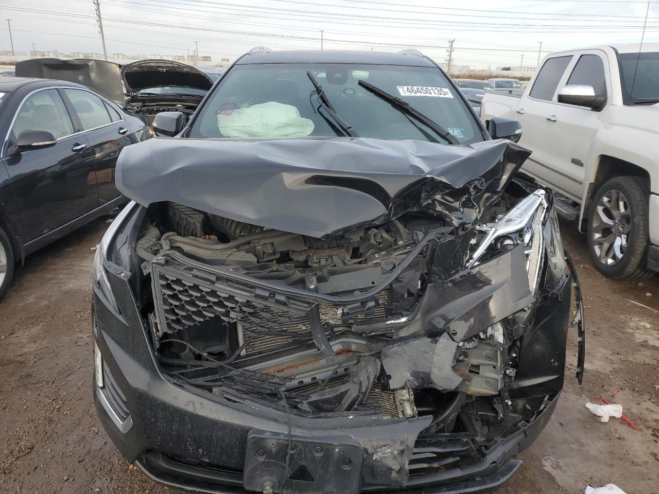 2021 Cadillac XT5 VIN 1GYKNDRS9MZ141571 Copart auction photo, front end damage thumbnail 5