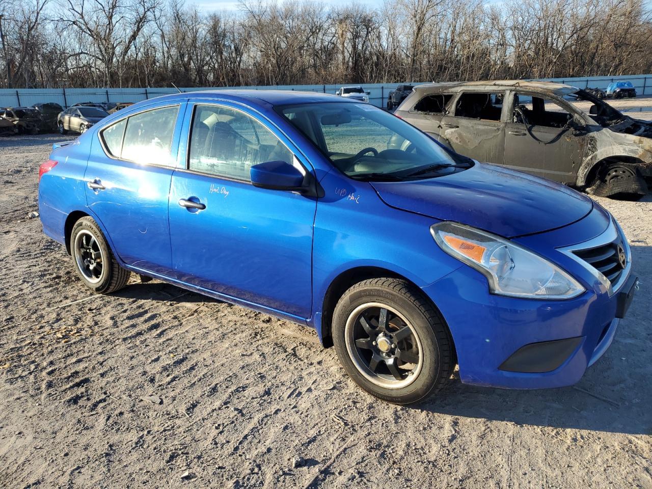 2016 Nissan Versa VIN 3N1CN7AP4GL874497 Copart auction photo, side / minor dent/scratches damage thumbnail 4