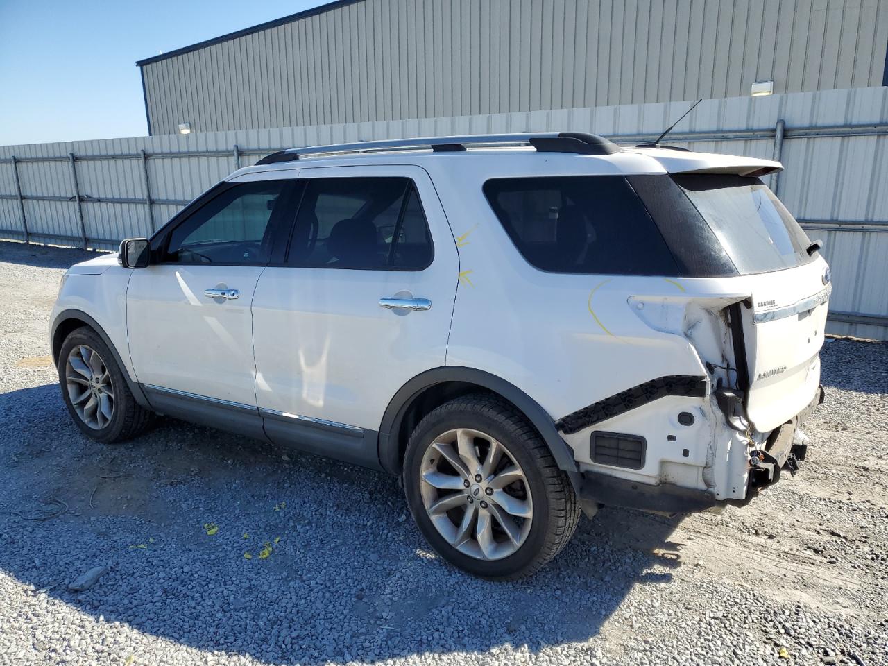 2015 Ford Explorer VIN 1FM5K7F85FGA64312 Copart auction photo, rear end damage thumbnail 2