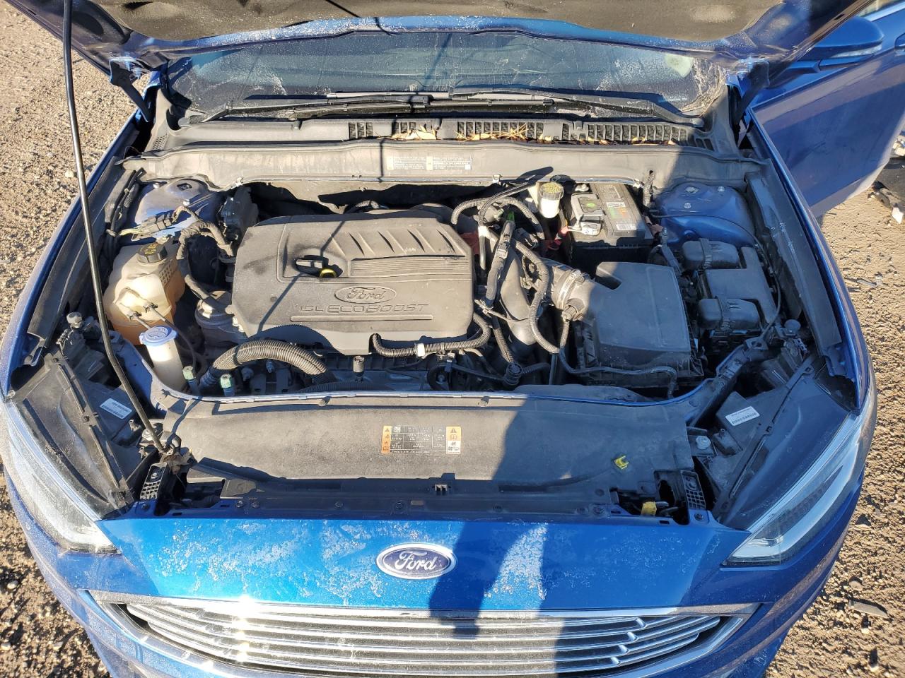 2017 Ford Fusion VIN 3FA6P0HD7HR311536 Copart auction photo, rear end damage thumbnail 13