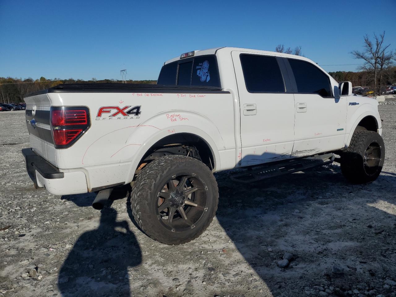 2013 Ford F-150 VIN 1FTFW1ET2DKD19234 Copart auction photo, side / front end damage thumbnail 3