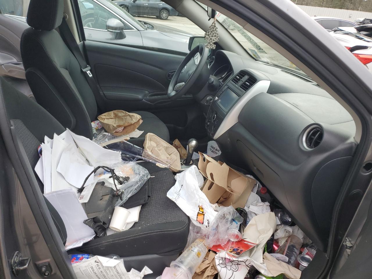 2019 Nissan Versa VIN 3N1CN7AP7KL806123 Copart auction photo, front end / side damage thumbnail 7