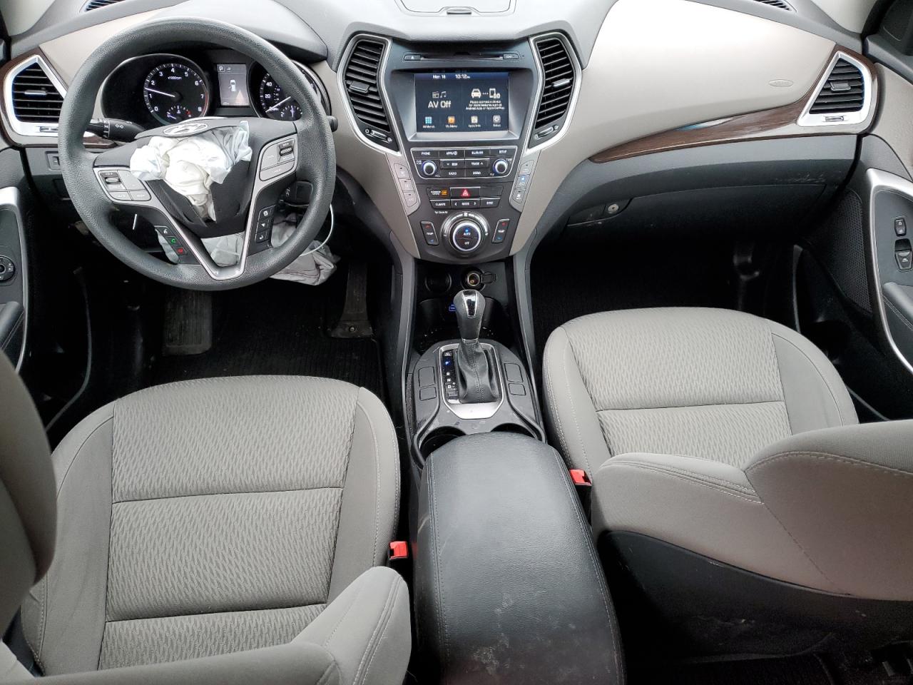 2019 Hyundai Santa Fe VIN KM8SMDHF0KU304627 Copart auction photo, front end damage thumbnail 8