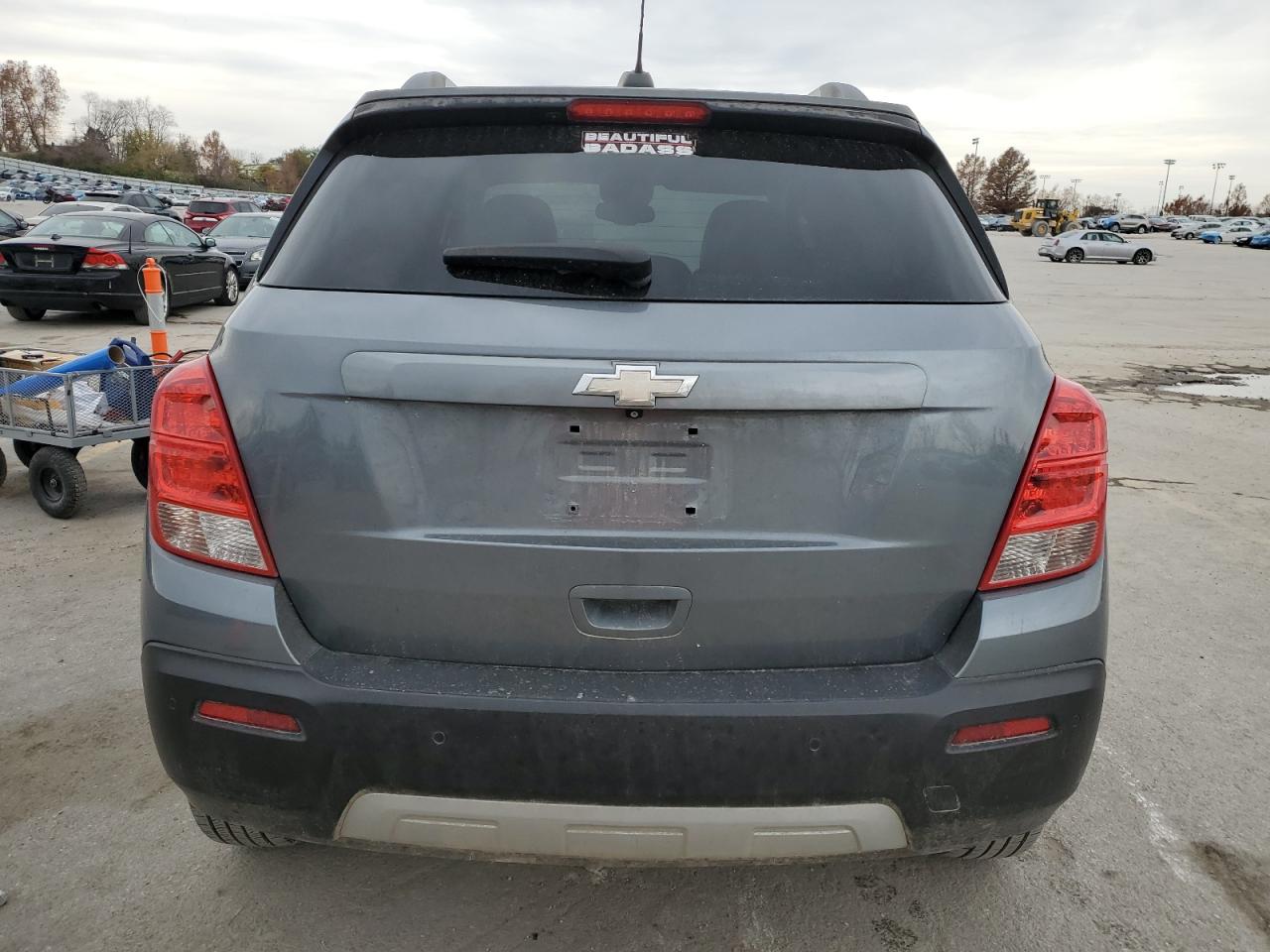 2015 Chevrolet Trax VIN KL7CJRSB3FB101296 Copart auction photo, burn - interior damage thumbnail 6