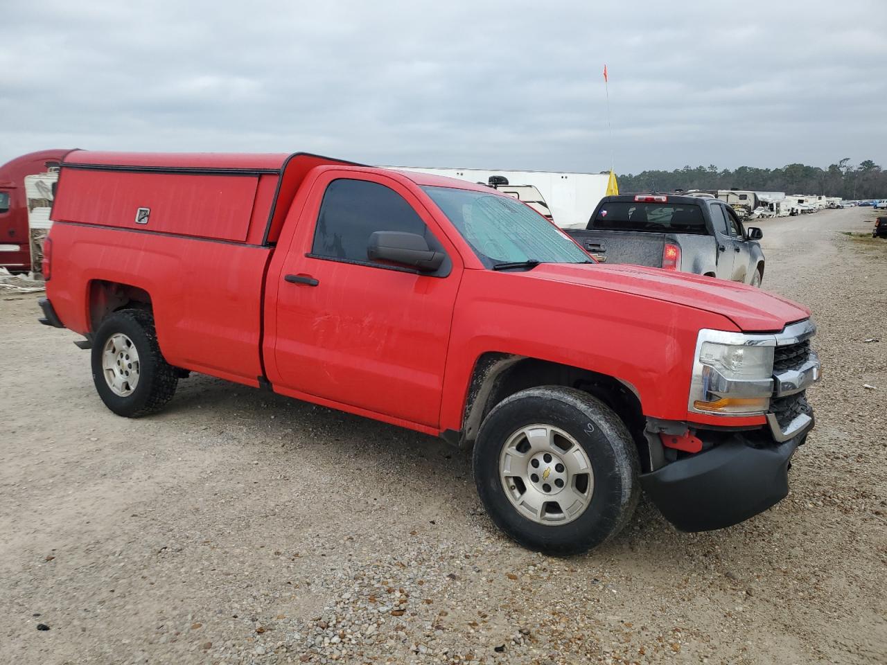 2016 Chevrolet Silverado VIN 1GCNCNEC4GZ183731 Copart auction photo, front end damage thumbnail 4