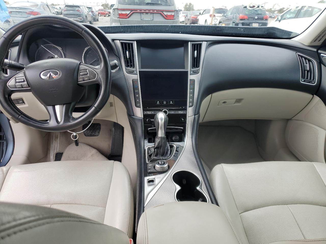 2015 Infiniti Q45 VIN JN1DV7AP3FM343078 Copart auction photo, front end damage thumbnail 8