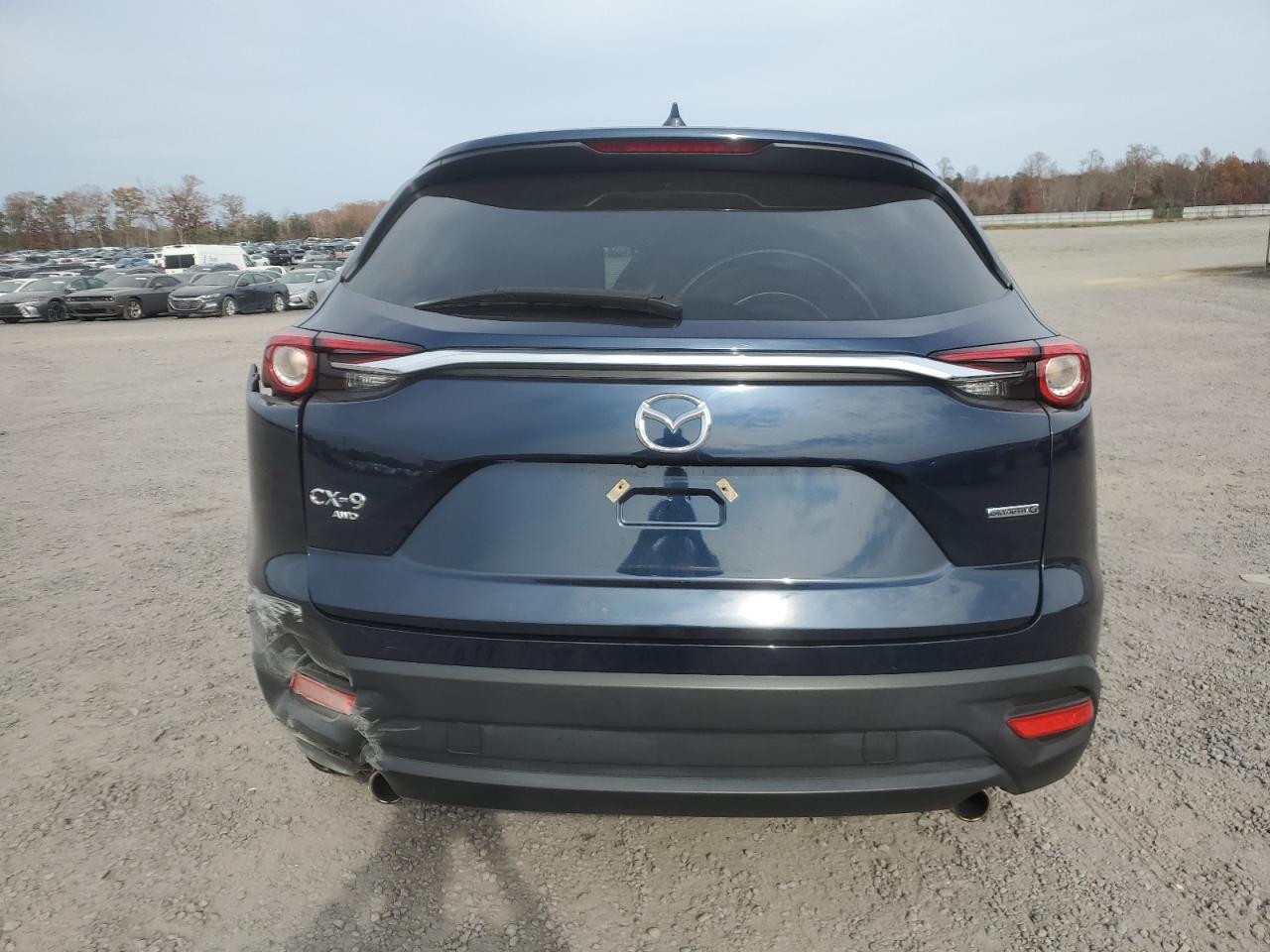 2022 Mazda CX-9 VIN JM3TCBBY1N0605341 Copart auction photo, front end / rear end damage thumbnail 6