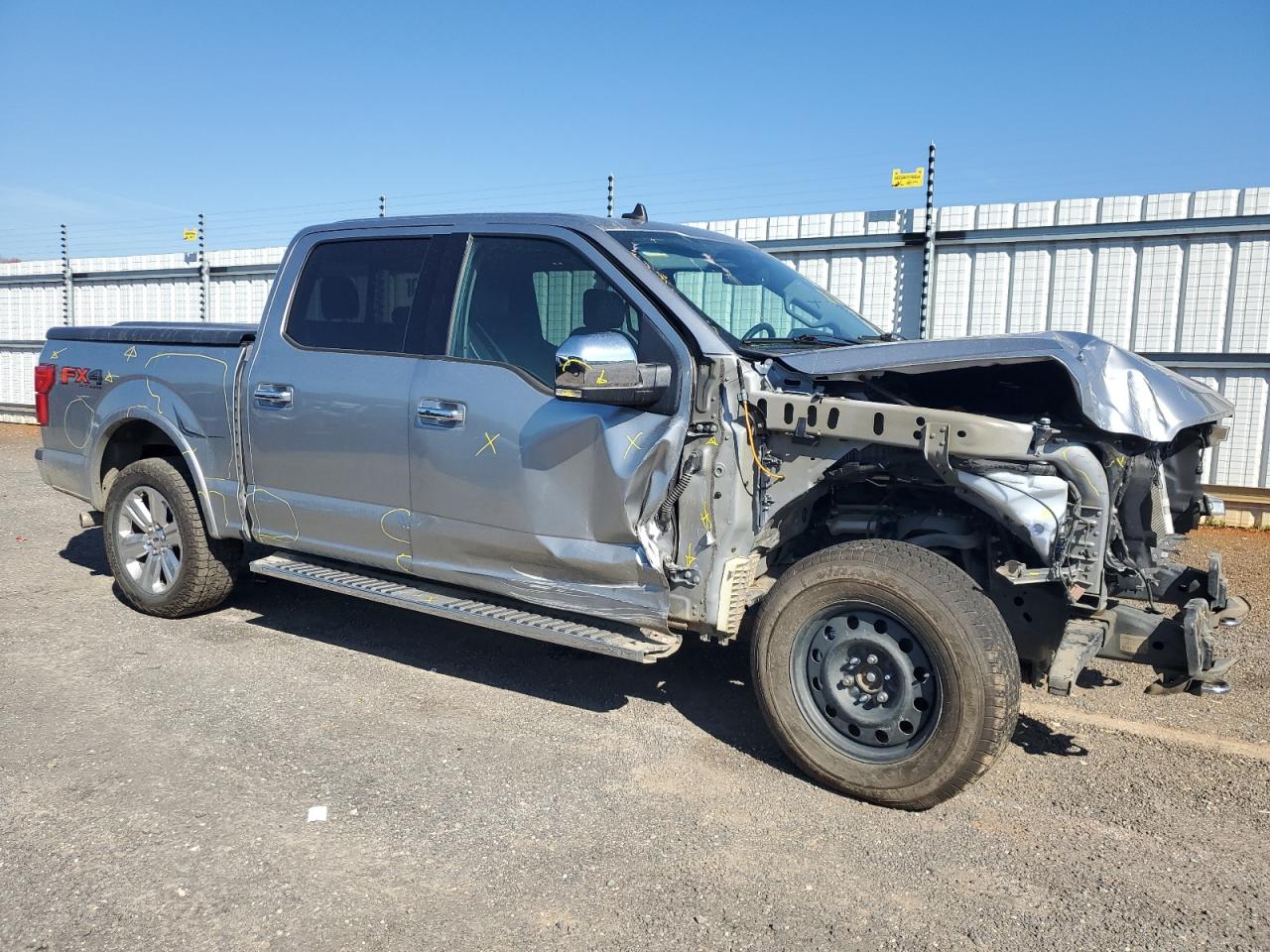 2020 Ford F-150 VIN 1FTEW1E5XLFB27743 Copart auction photo, all over damage thumbnail 4