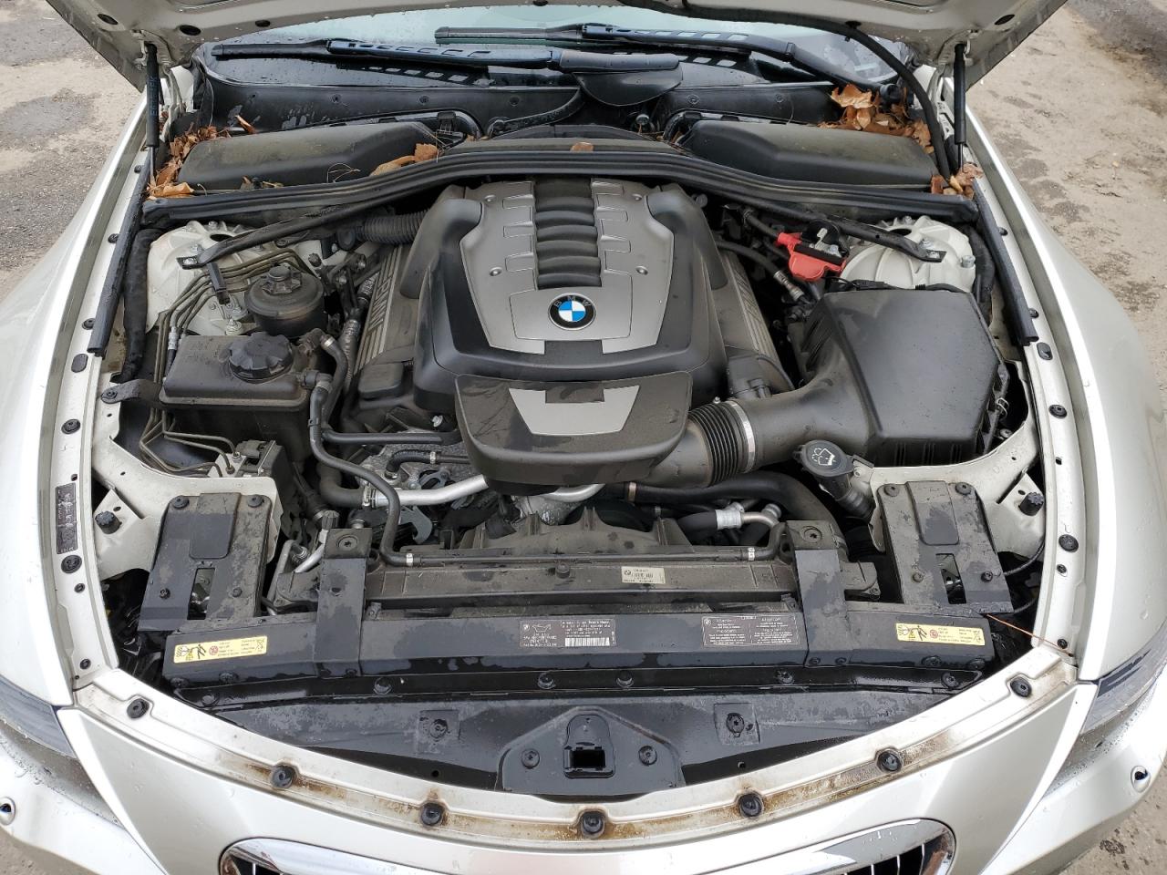 2007 BMW 6er VIN WBAEK13527CN80547 Copart auction photo, water/flood / mechanical damage thumbnail 11