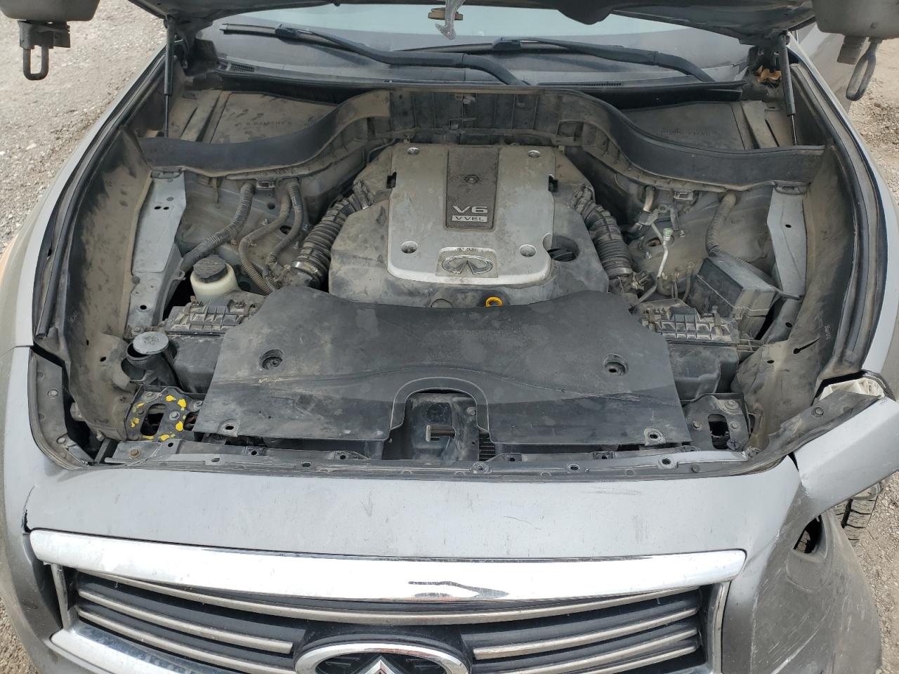 2014 Infiniti QX70 VIN JN8CS1MW1EM413352 Copart auction photo, front end / rear end damage thumbnail 13