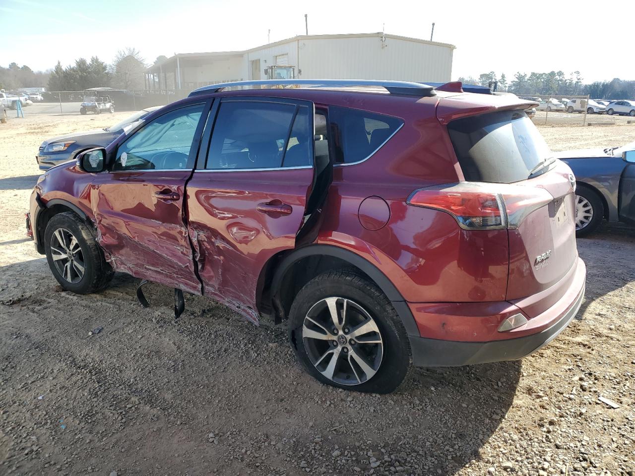 2018 Toyota RAV 4 VIN 2T3WFREV3JW475964 Copart auction photo, side damage thumbnail 2