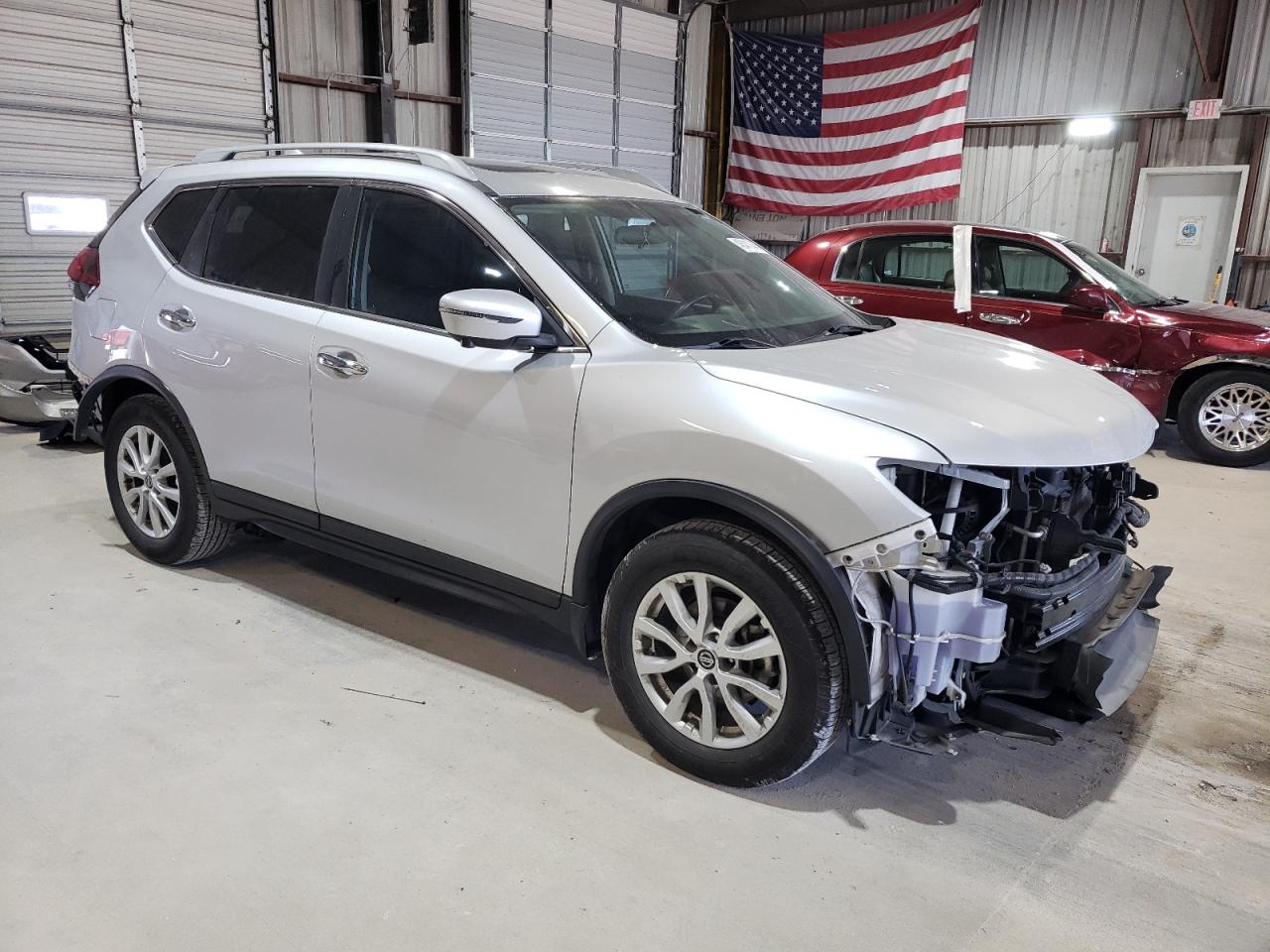 2018 Nissan Rogue VIN 5N1AT2MT7JC798424 Copart auction photo, rear end / front end damage thumbnail 4