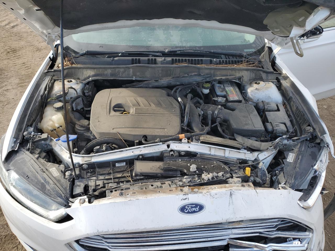 2016 Ford Fusion VIN 3FA6P0HD5GR193386 Copart auction photo, front end / rear end damage thumbnail 11