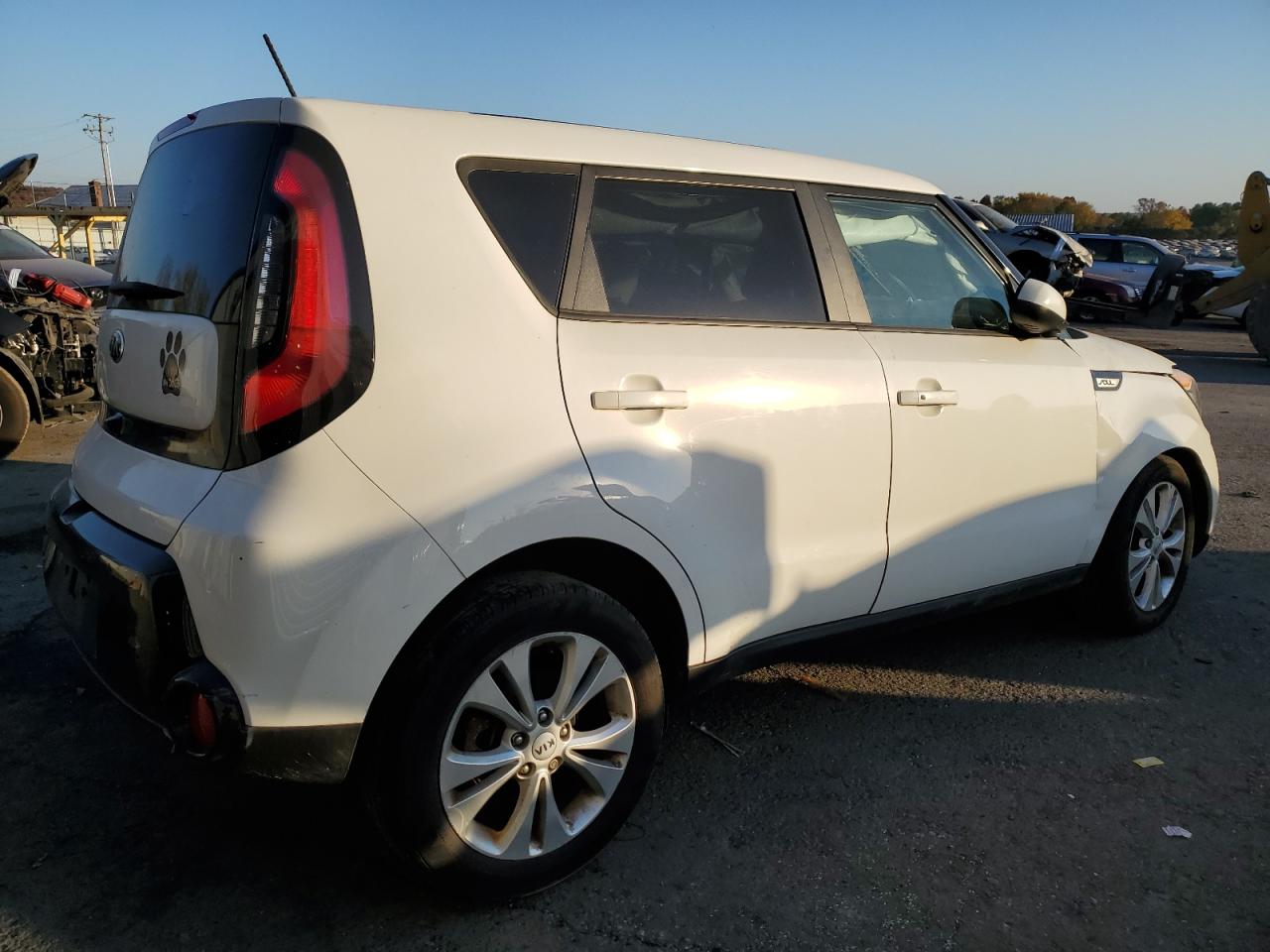 2016 KIA Soul VIN KNDJP3A5XG7248673 Copart auction photo, front end / side damage thumbnail 3