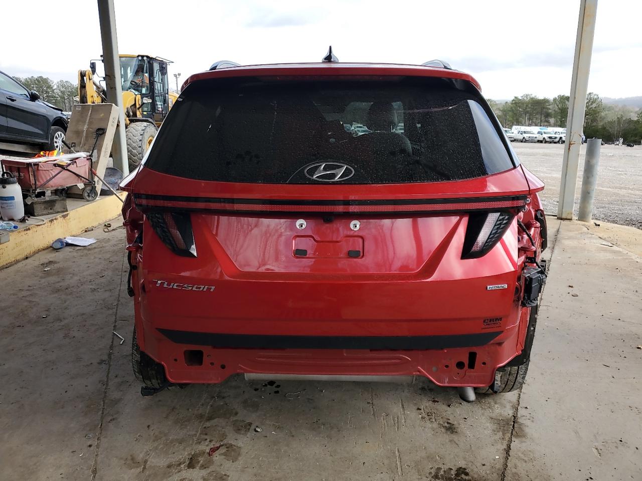 2023 Hyundai Tucson VIN 5NMJECAE5PH178126 Copart auction photo, rear end / side damage thumbnail 6