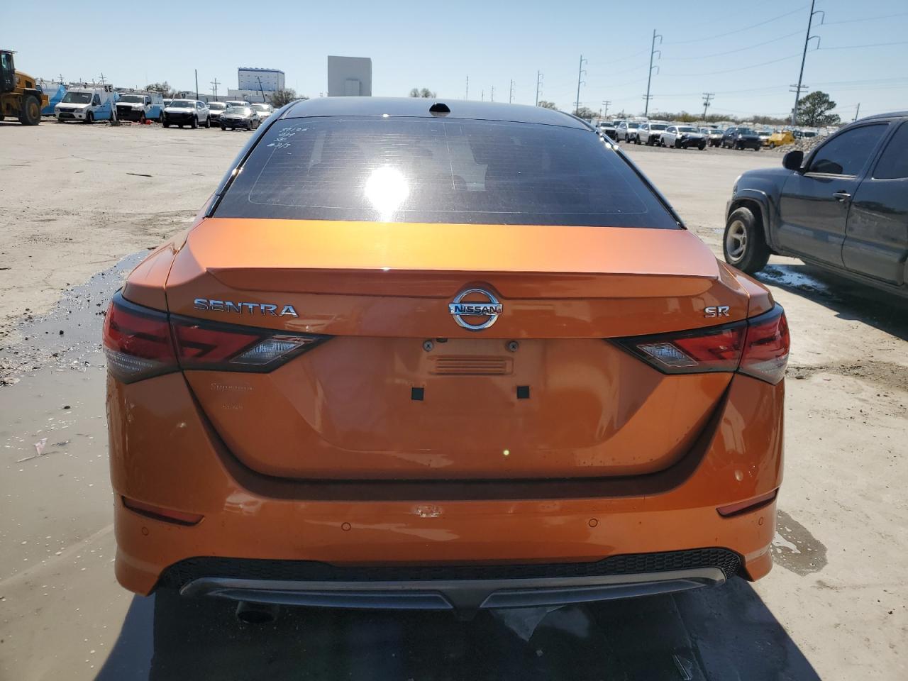 2020 Nissan Sentra VIN 3N1AB8DV7LY312266 Copart auction photo, side / front end damage thumbnail 6