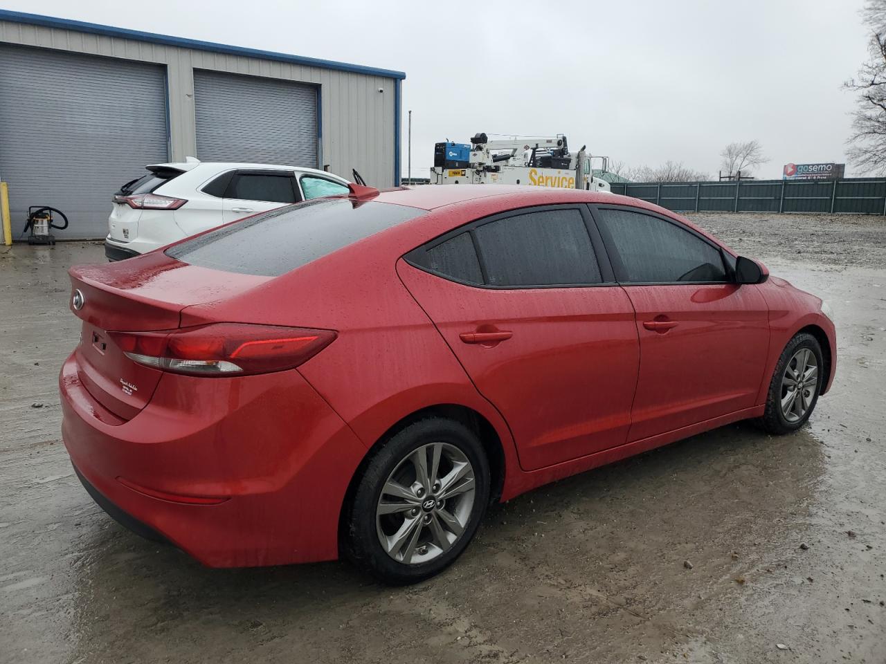 2017 Hyundai Elantra VIN 5NPD84LF8HH156965 Copart auction photo, undercarriage damage thumbnail 3