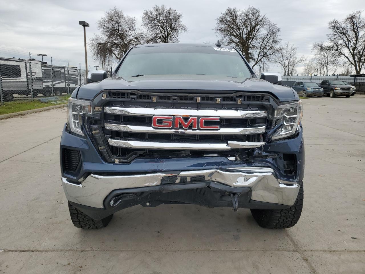 2021 GMC Sierra VIN 1GTU9BED5MZ385328 Copart auction photo, front end damage thumbnail 5