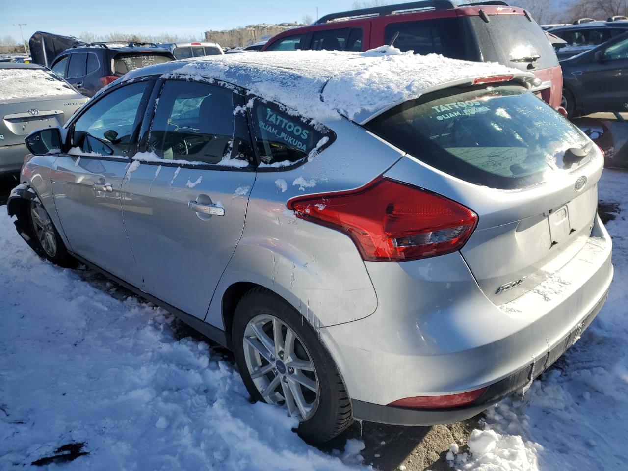 2015 Ford Focus VIN 1FADP3K25FL201659 Copart auction photo, front end / minor dent/scratches damage thumbnail 2