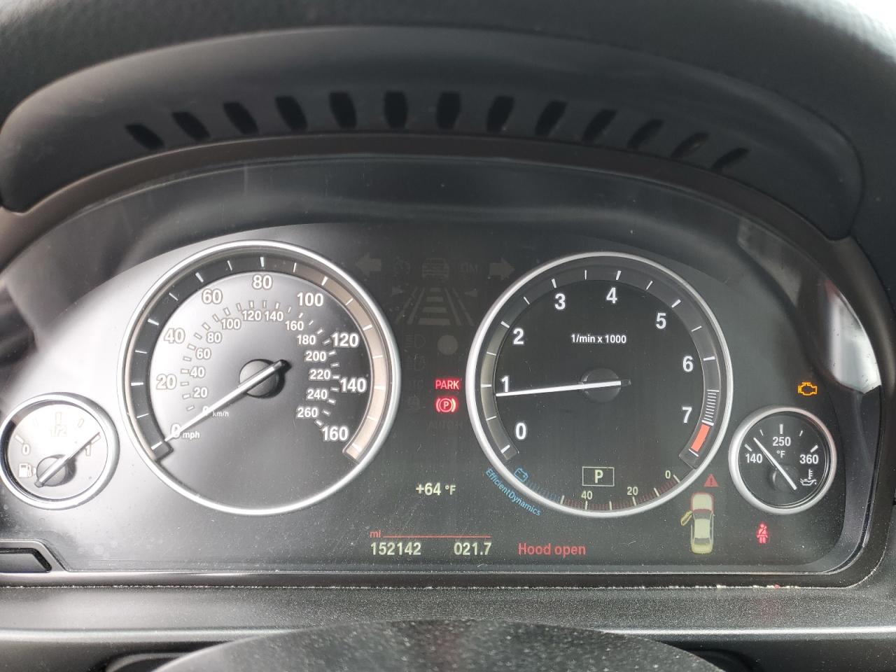 2015 BMW 5er VIN WBA5A5C52FD513580 Copart auction photo, front end damage thumbnail 9