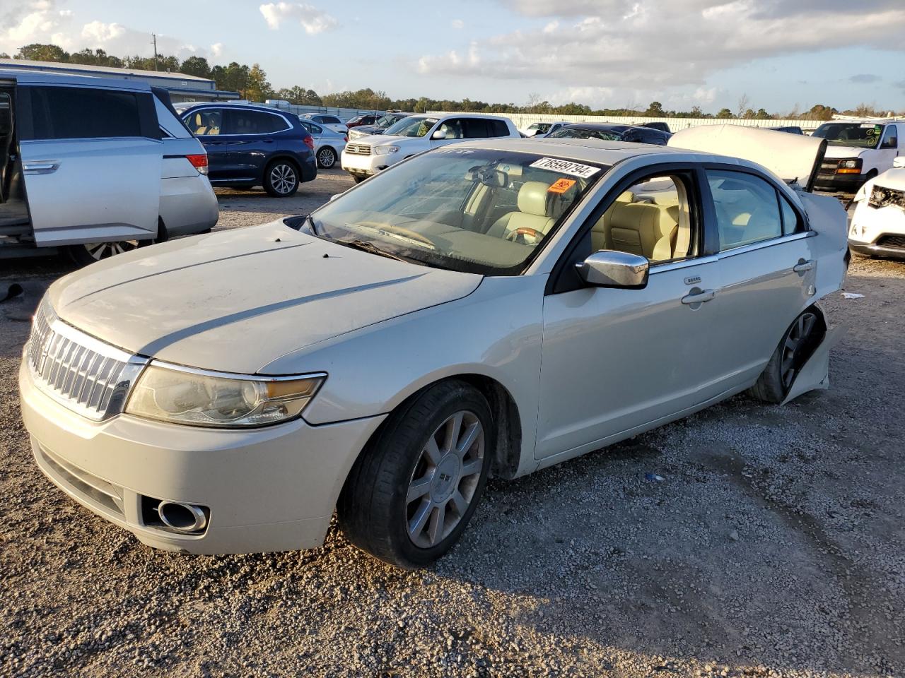 2007 Lincoln MKZ VIN 3LNHM26T17R609186