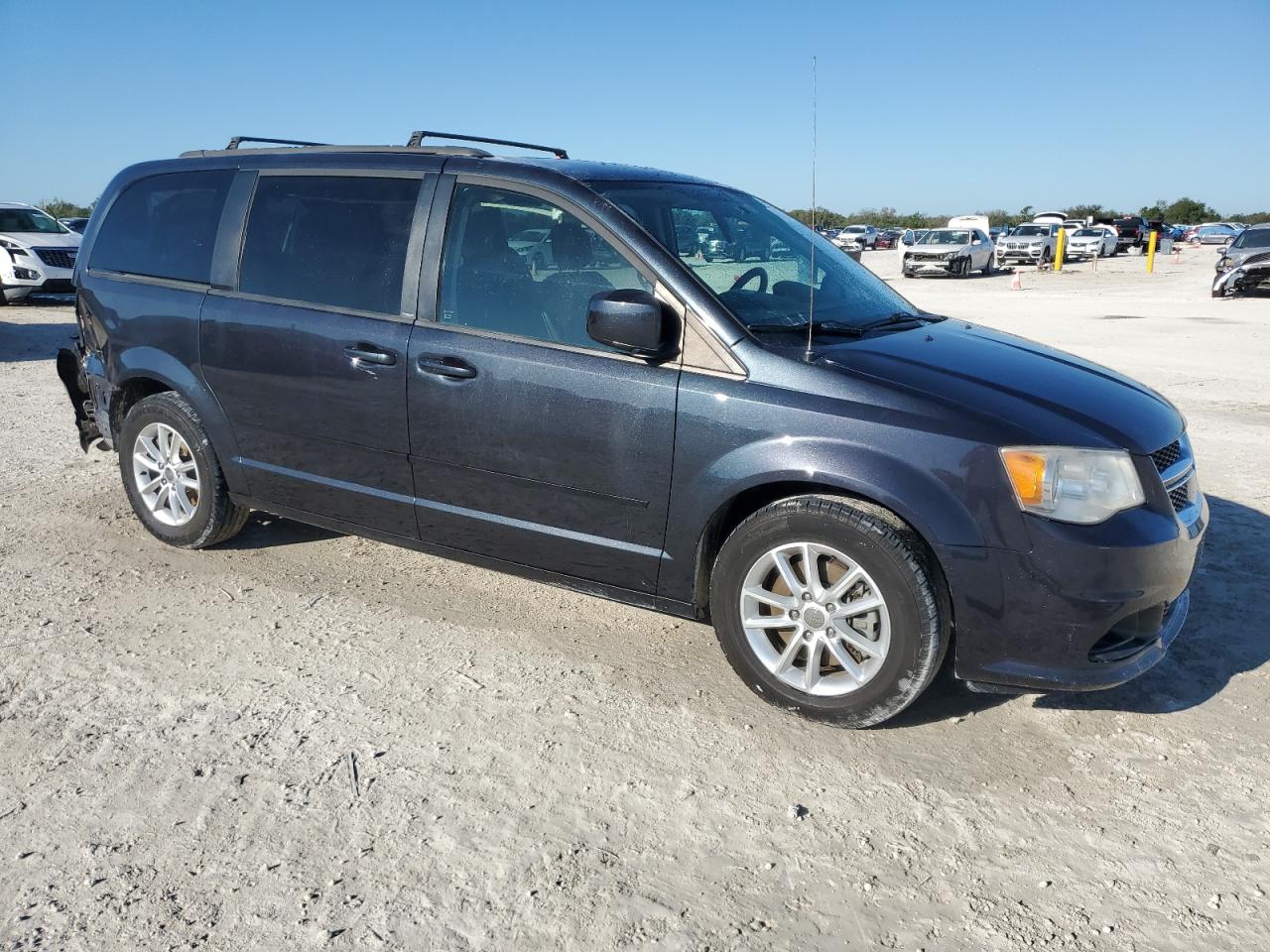 2014 Dodge Caravan VIN 2C4RDGCG3ER128243 Copart auction photo, rear end damage thumbnail 4