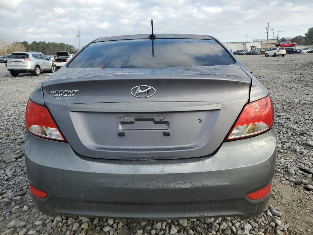 2016 Hyundai Accent VIN KMHCT4AEXGU000530 Copart auction photo, side / front end damage thumbnail 6