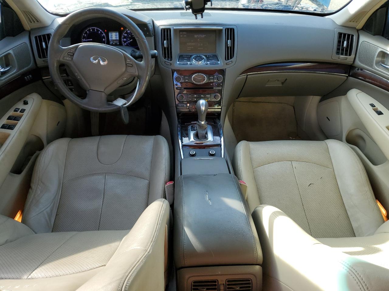 2013 Infiniti G VIN JN1CV6AP9DM713669 Copart auction photo, front end damage thumbnail 8