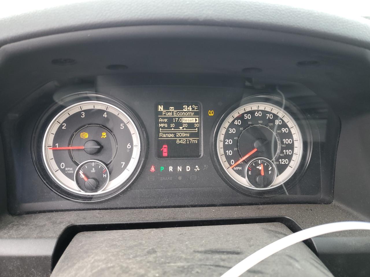 2017 RAM 1500 VIN 1C6RR7FT7HS609164 Copart auction photo, biohazard/chemical damage thumbnail 9