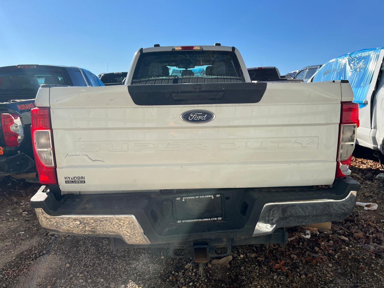 2020 Ford F350 VIN 1FT8W3BT4LED51026 Copart auction photo, front end / rear end damage thumbnail 6