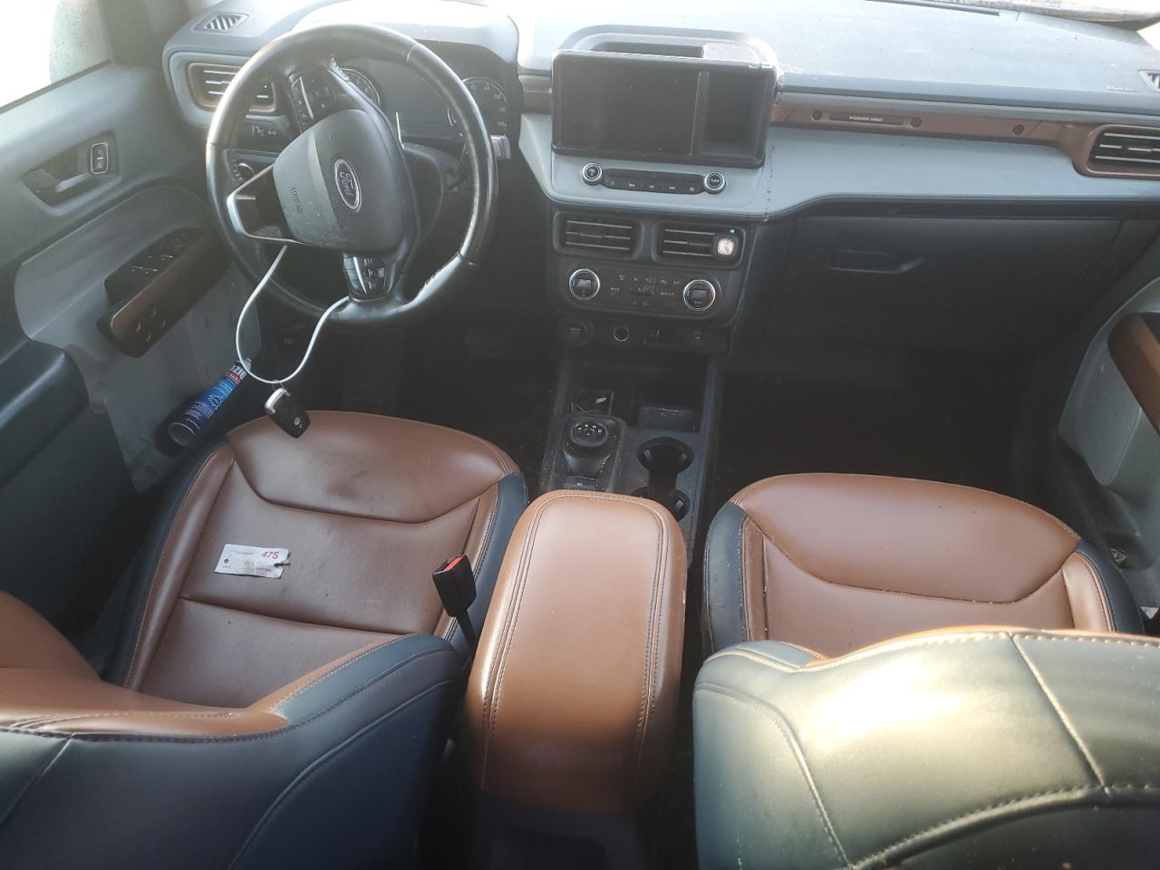 2022 Ford Maverick VIN 3FTTW8E95NRA61286 Copart auction photo, water/flood damage thumbnail 8