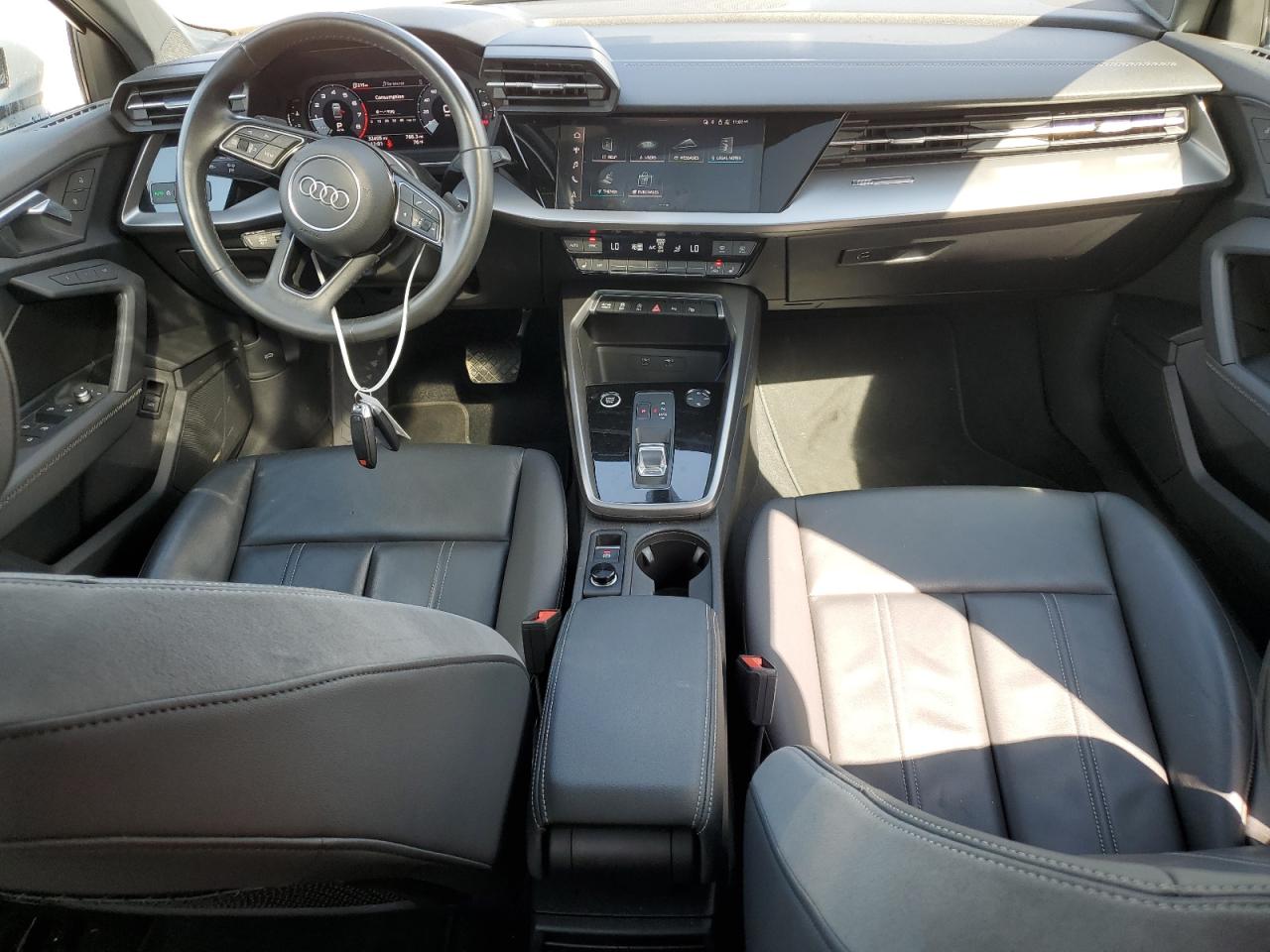 2023 Audi A3 VIN WAUAUDGY1PA083399 Copart auction photo, burn / rear end damage thumbnail 8