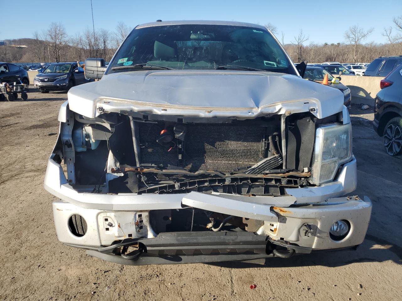 2013 Ford F-150 VIN 1FTFX1EFXDFA08053 Copart auction photo, front end damage thumbnail 5