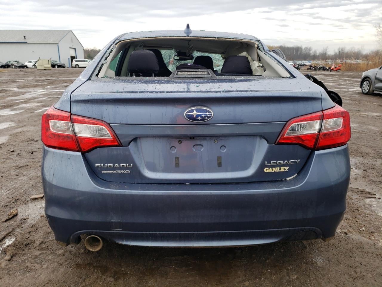 2016 Subaru Legacy VIN 4S3BNBC61G3064403 Copart auction photo, side / undercarriage damage thumbnail 6