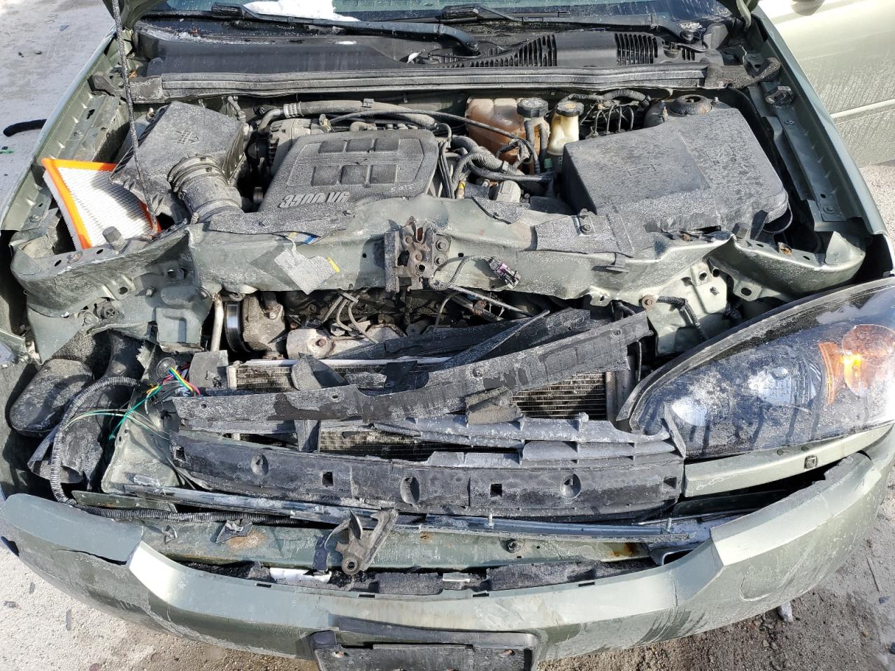 2005 Chevrolet Malibu VIN 1G1ZT64865F219866 Copart auction photo, front end / side damage thumbnail 11