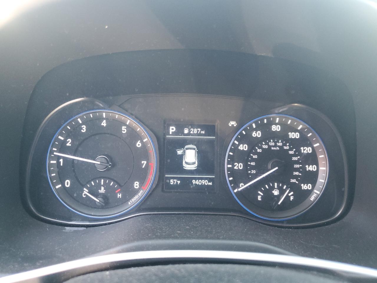2019 Hyundai Kona VIN KM8K12AA9KU207938 Copart auction photo, front end damage thumbnail 9