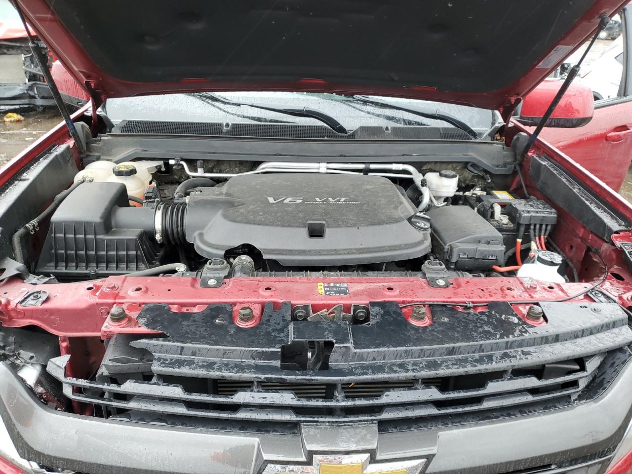 2019 Chevrolet Colorado VIN 1GCGTDEN0K1295180 Copart auction photo, rear end / front end damage thumbnail 11