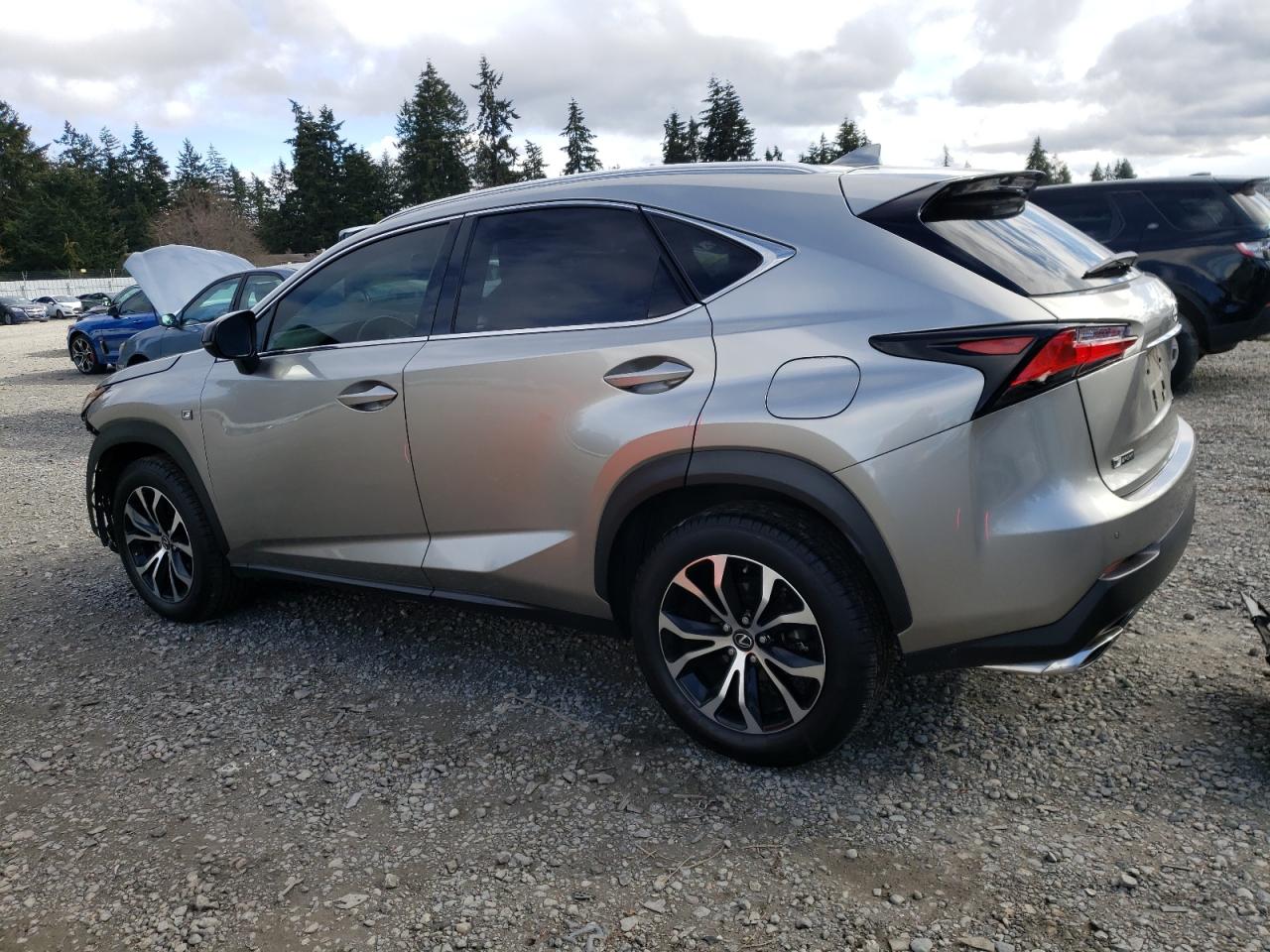 2017 Lexus NX VIN JTJBARBZ1H2136737 Copart auction photo, front end damage thumbnail 2