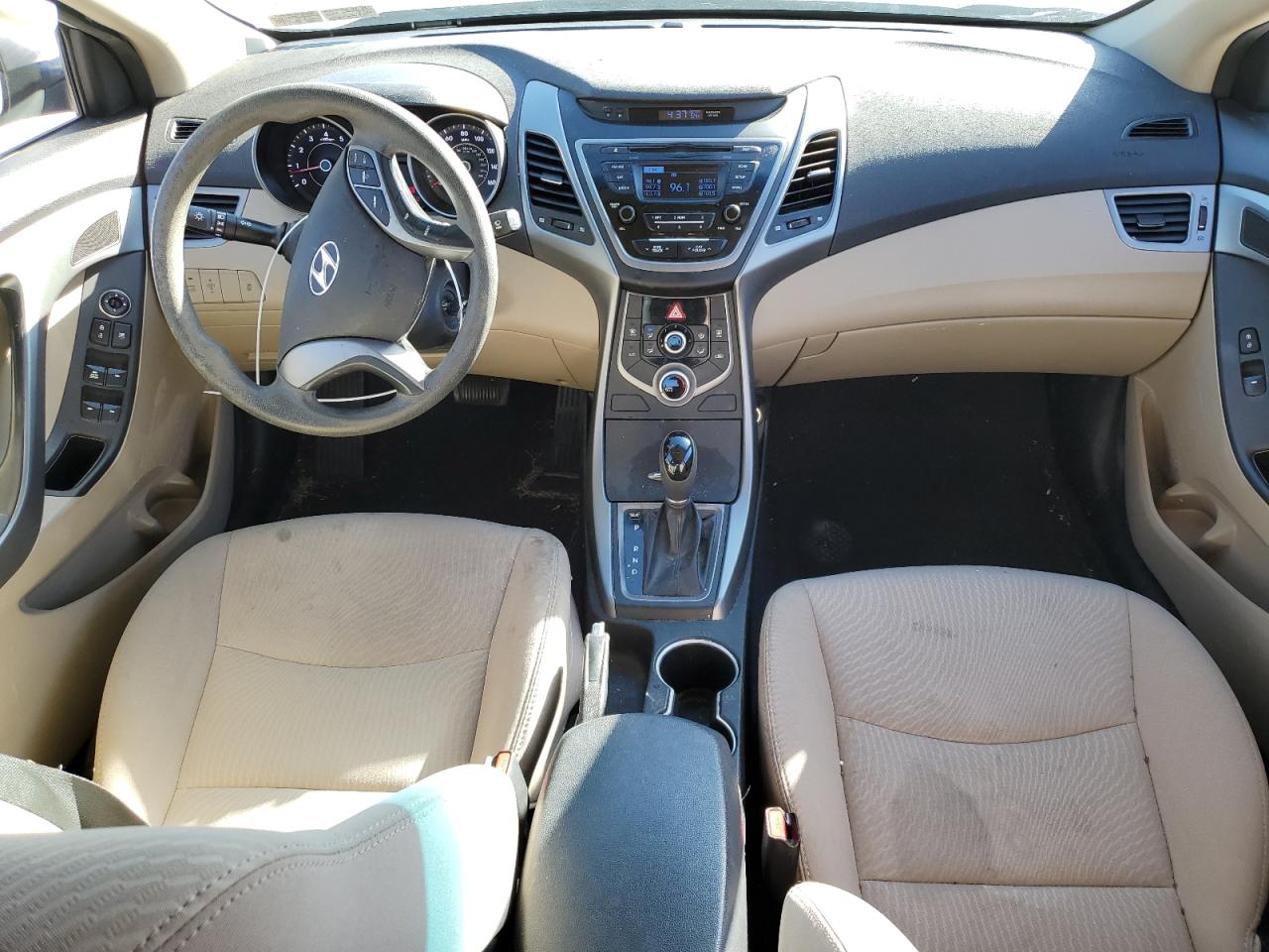 2016 Hyundai Elantra VIN 5NPDH4AE1GH799327 Copart auction photo, side / rear end damage thumbnail 8
